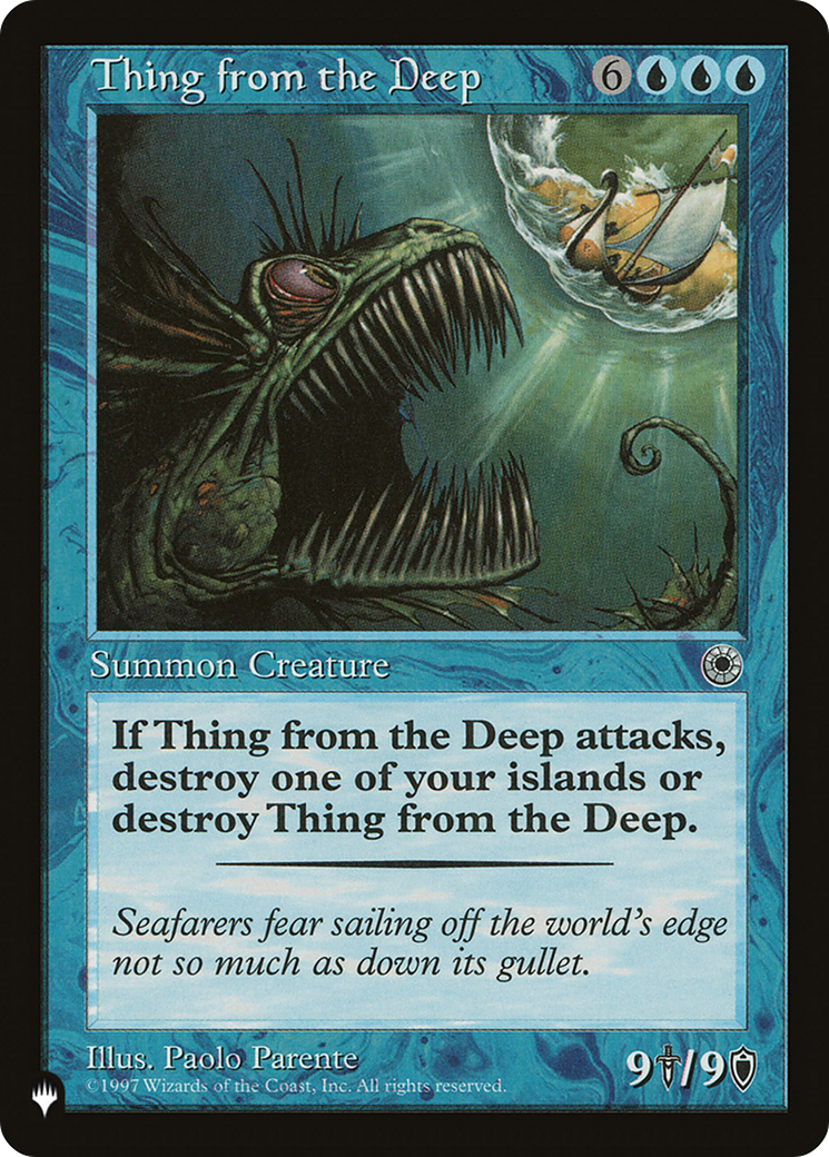 Image of Thing from the Deep (LIST-POR-73) - The List