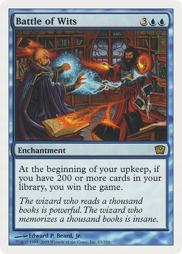 Image of Battle of Wits (9ED-065) - 9th Edition