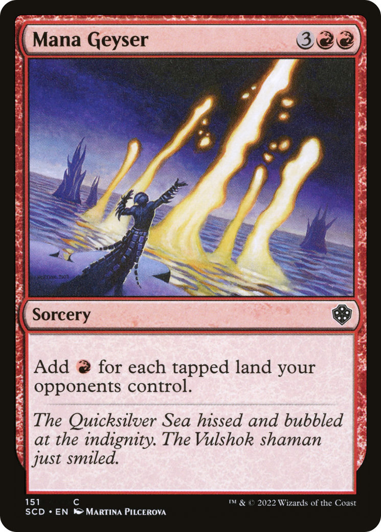 Image of Mana Geyser (SCD-151) - Starter Commander Decks