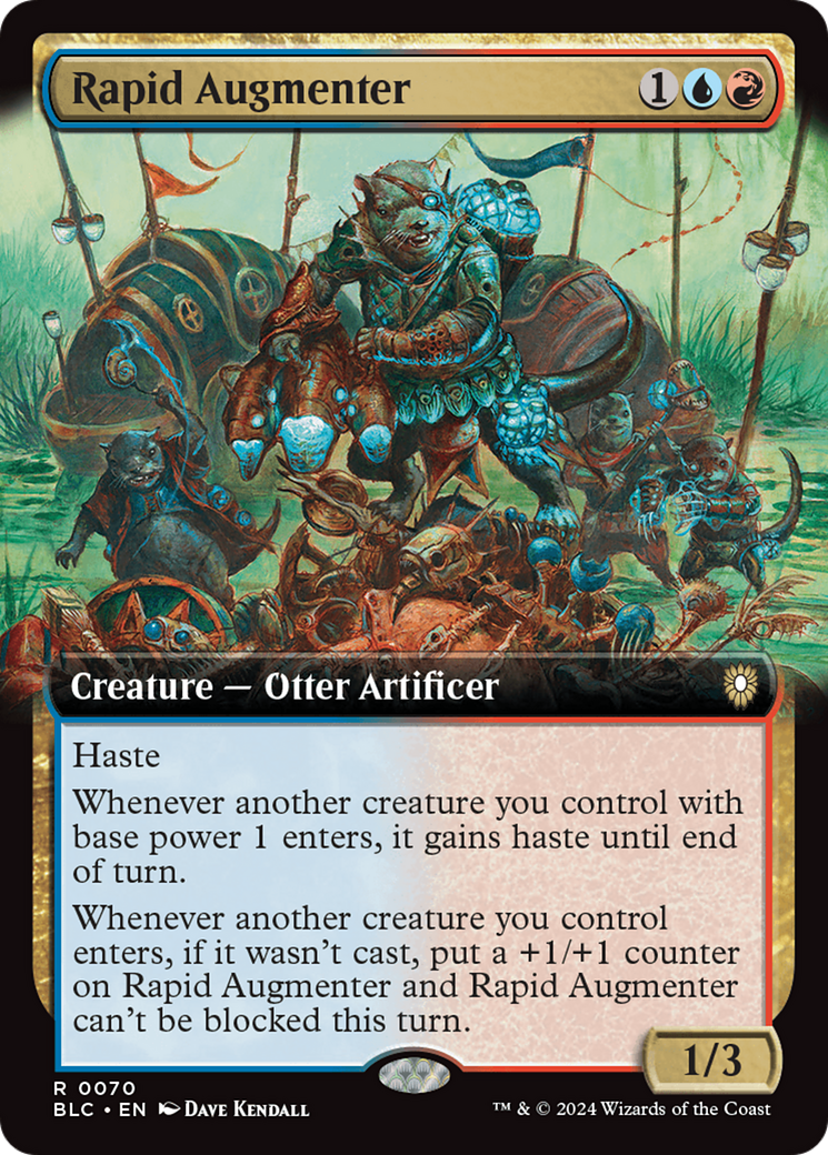 Image of Rapid Augmenter (Extended Art) (BLC-070) - Bloomburrow Commander: (Extended Art)