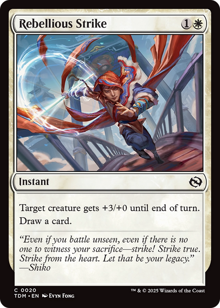 Image of Rebellious Strike (TDM-020) - Tarkir: Dragonstorm