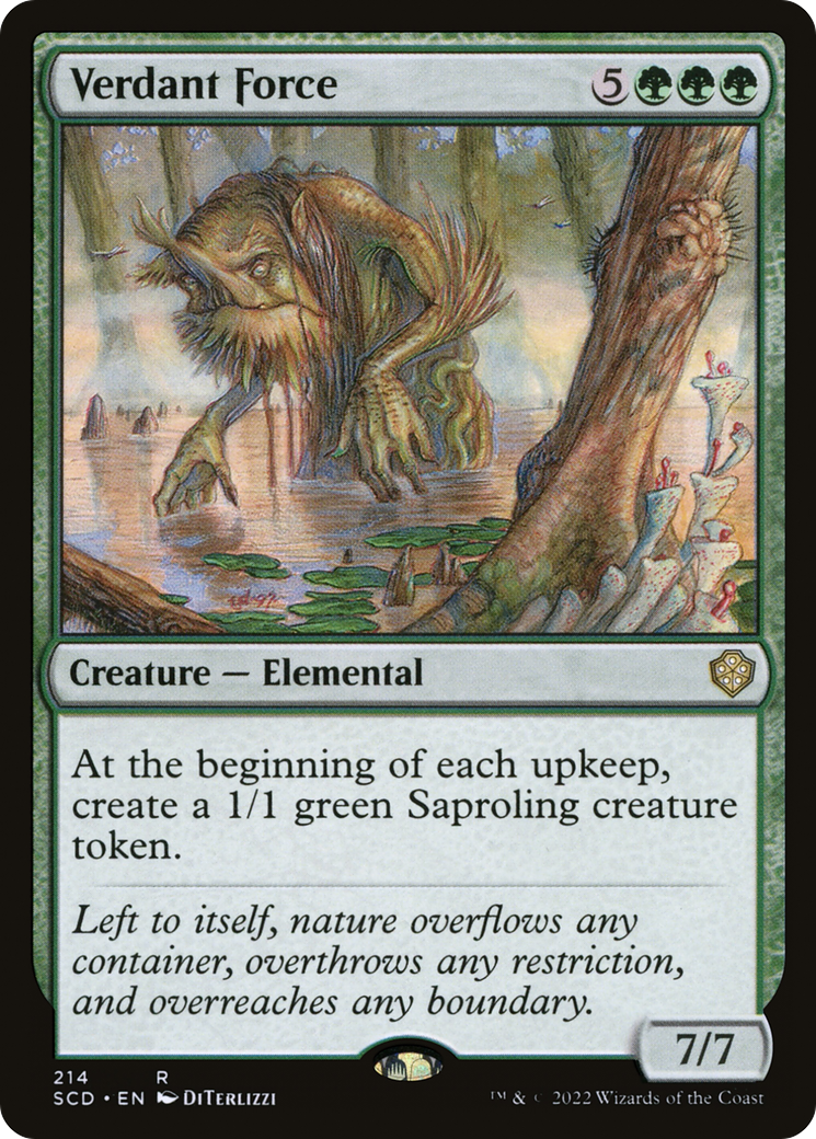 Image of Verdant Force (SCD-214) - Starter Commander Decks