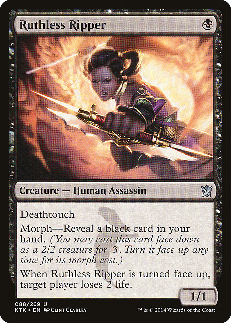 Image of Ruthless Ripper (KTK-088) - Khans of Tarkir Foil