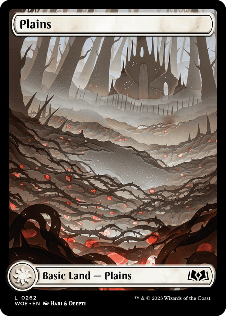 Image of Plains (0262) (WOE-262) - Wilds of Eldraine: (Full Art)