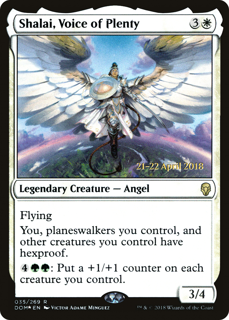 Image of Shalai, Voice of Plenty (PRE-035) - Dominaria Promos Foil