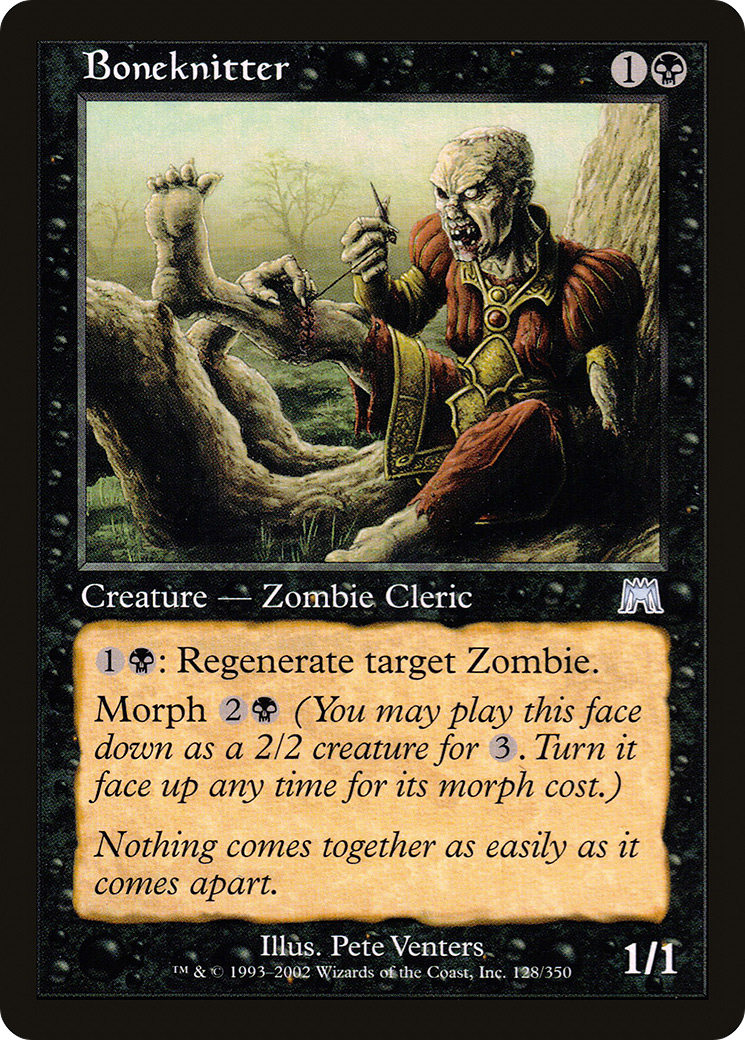 Image of Boneknitter (ONS-128) - Onslaught Foil