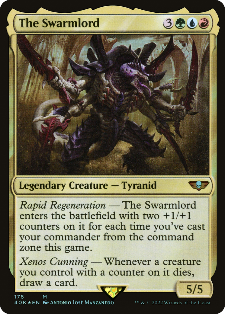 Image of The Swarmlord (40K-176) - Warhammer 40,000 Commander Foil