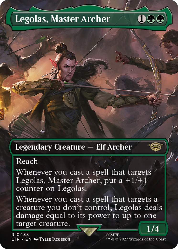 Image of Legolas, Master Archer (Borderless) (LTR-435) - The Lord of the Rings: Tales of Middle-earth (Borderless)