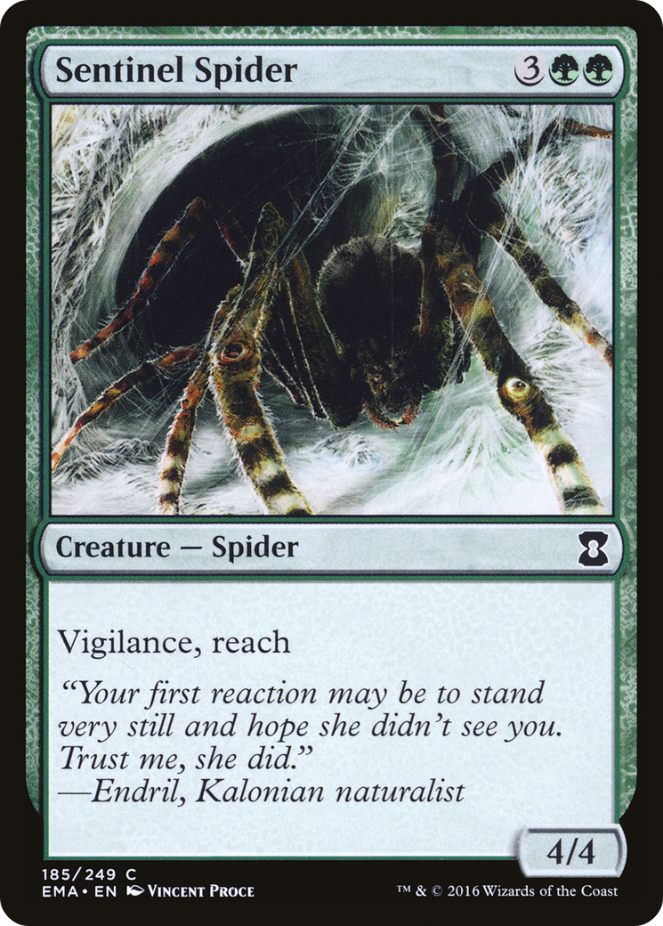 Image of Sentinel Spider (EMA-185) - Eternal Masters Foil