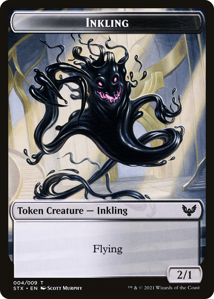 Image of Inkling Token (STX-004) - Strixhaven: School of Mages Tokens Foil