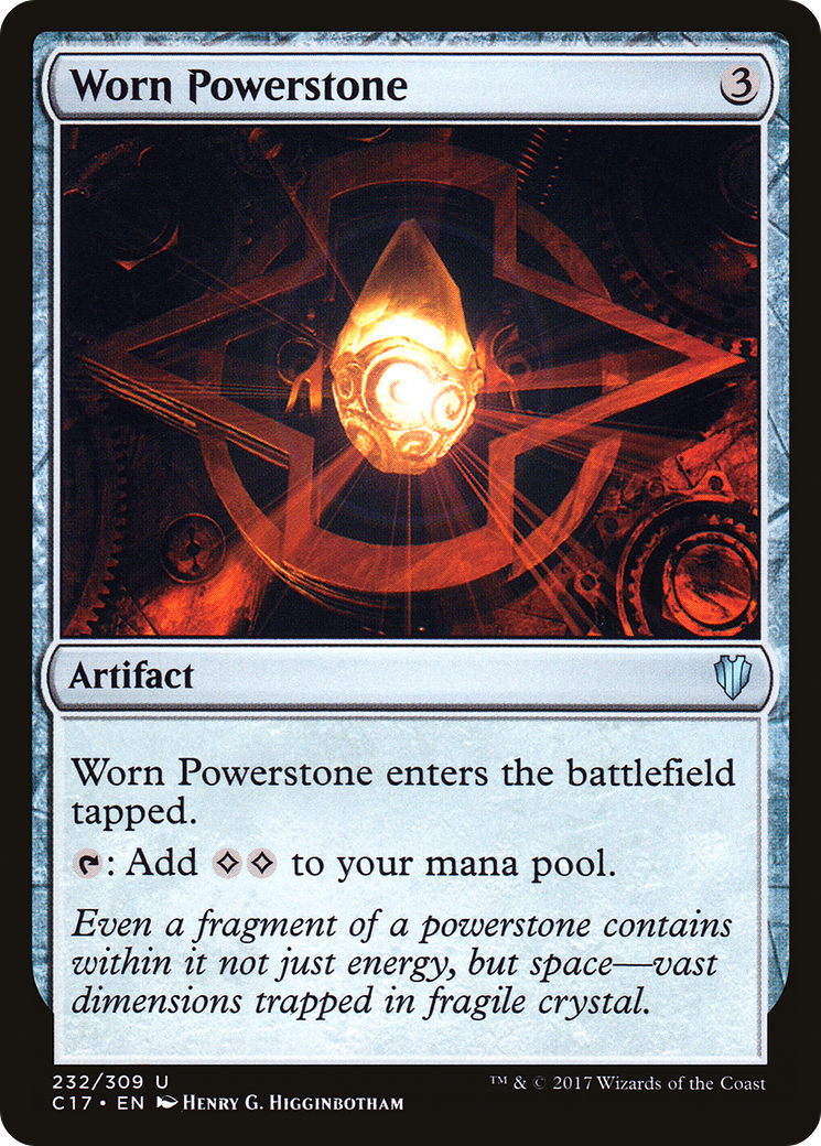 Image of Worn Powerstone (C17-232) - Commander 2017