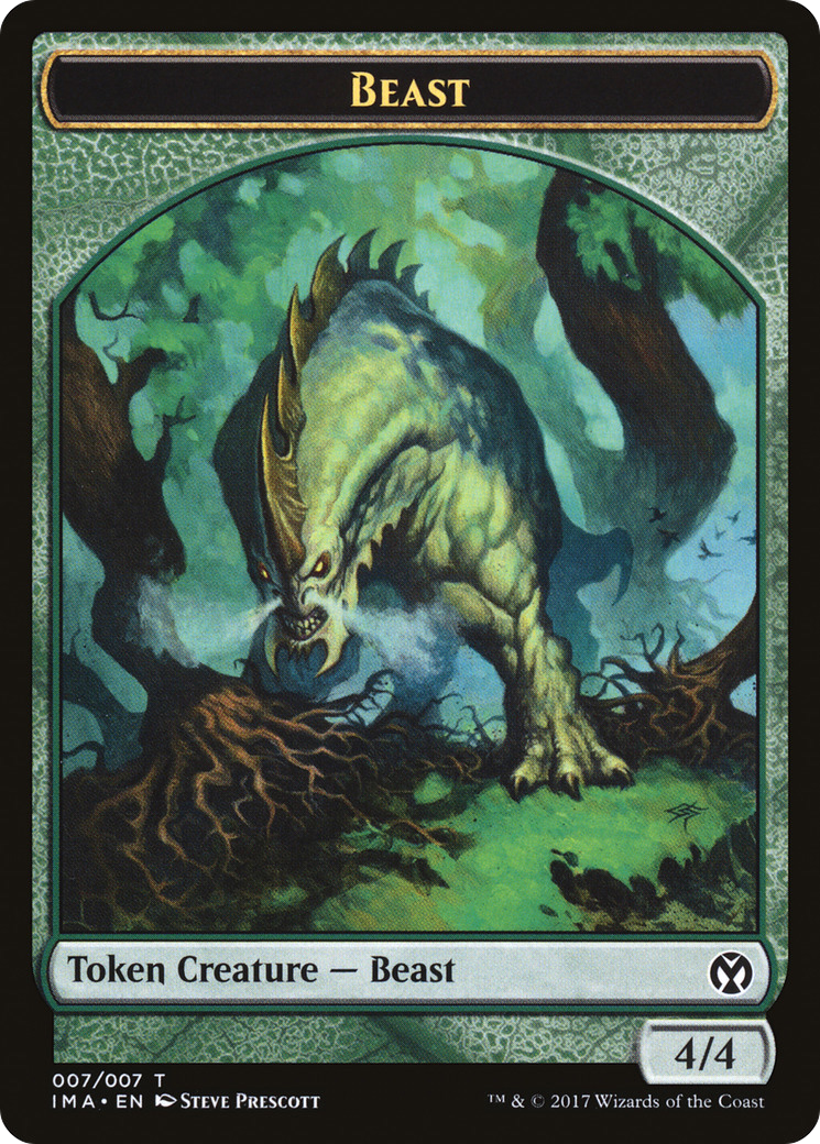 Image of Beast Token (007) (IMA-007) - Iconic Masters Tokens
