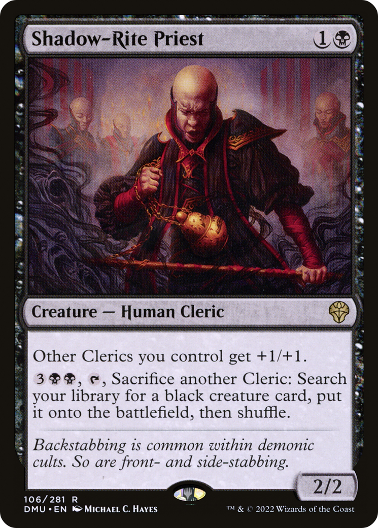 Image of Shadow-Rite Priest (DMU-106) - Dominaria United