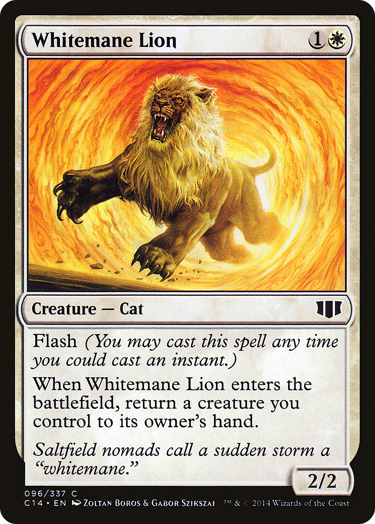 Image of Whitemane Lion (C14-096) - Commander 2014