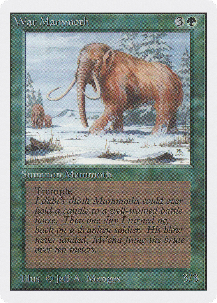 Image of War Mammoth (2ED-) - Unlimited Edition