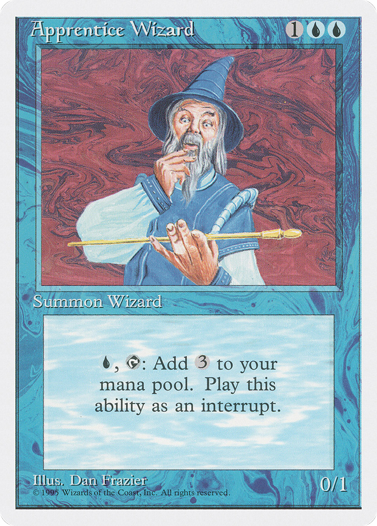 Image of Apprentice Wizard (4ED-) - Fourth Edition