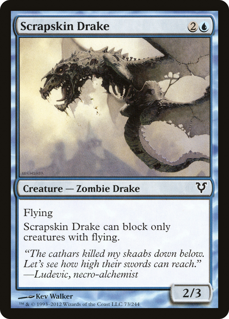 Image of Scrapskin Drake (AVR-073) - Avacyn Restored Foil
