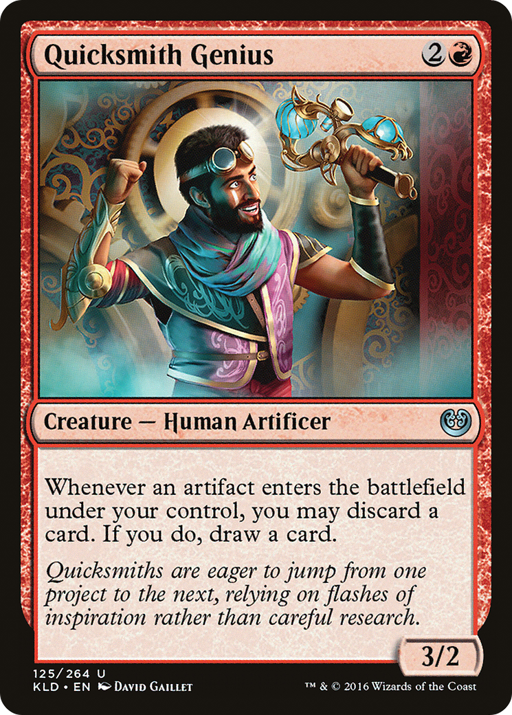 Image of Quicksmith Genius (KLD-125) - Kaladesh Foil