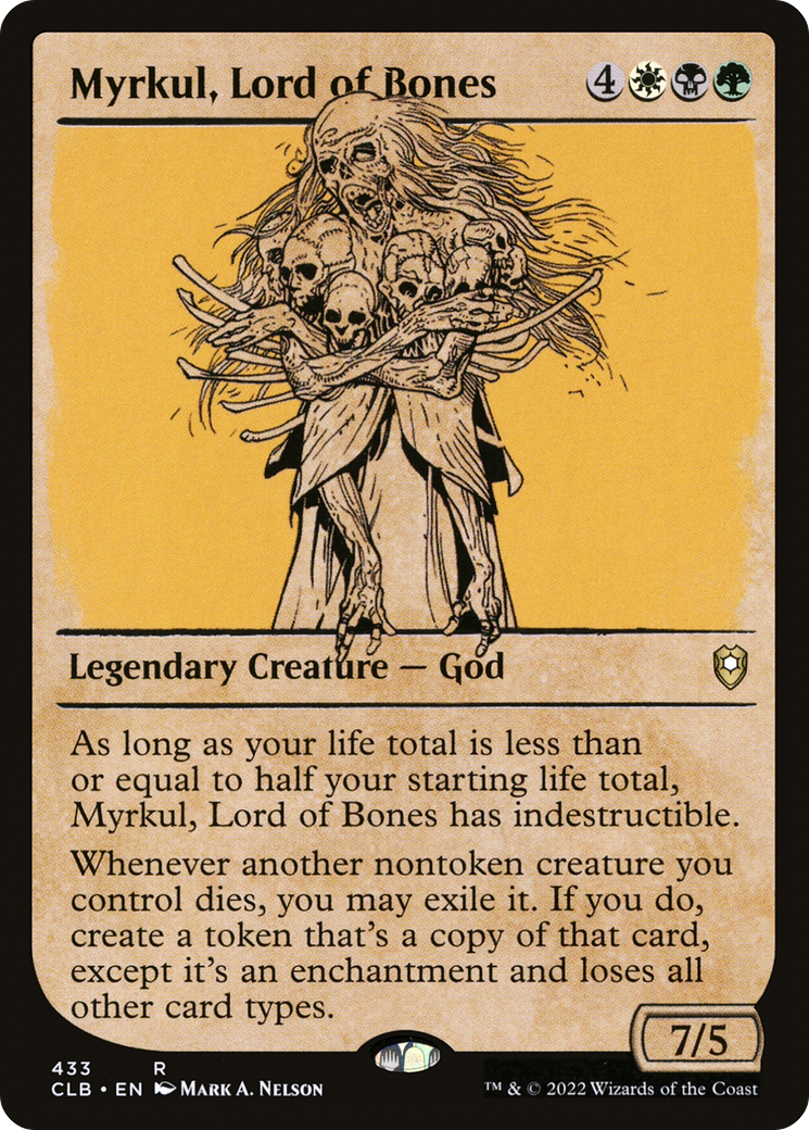 Image of Myrkul, Lord of Bones (Showcase) (CLB-433) - Commander Legends: Battle for Baldur's Gate: (Showcase) Foil