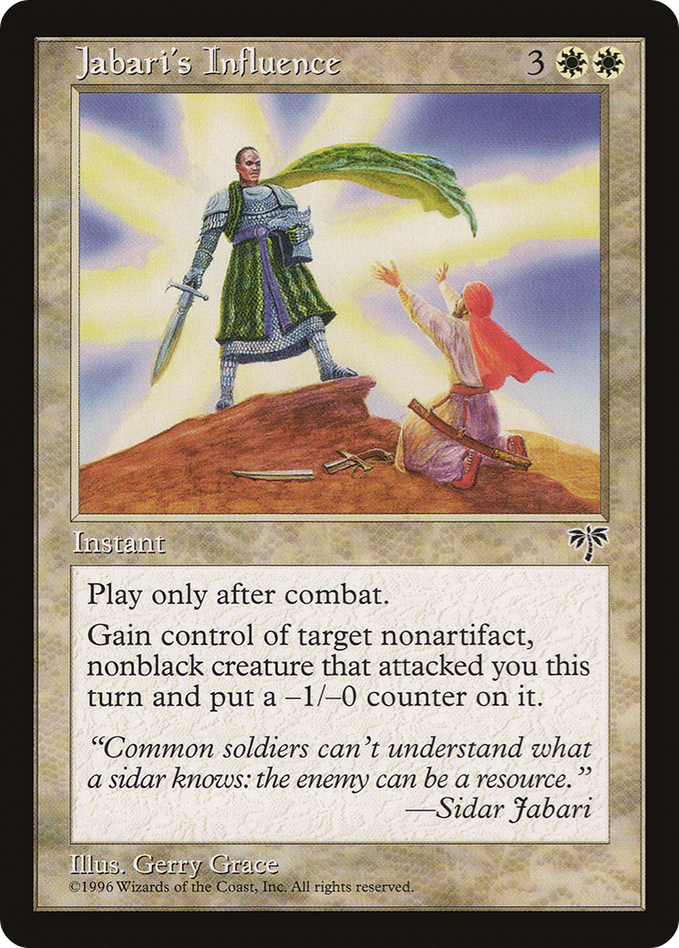 Image of Jabari's Influence (MIR-) - Mirage