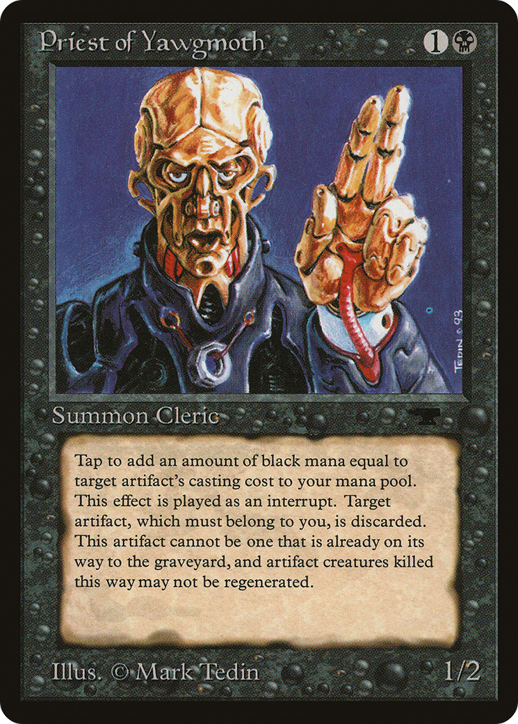 Image of Priest of Yawgmoth (ATQ-) - Antiquities
