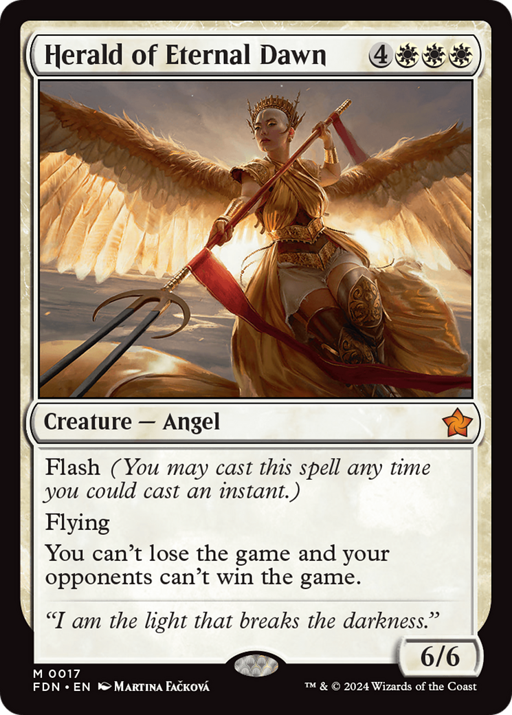 Image of Herald of Eternal Dawn (FDN-017) - Foundations