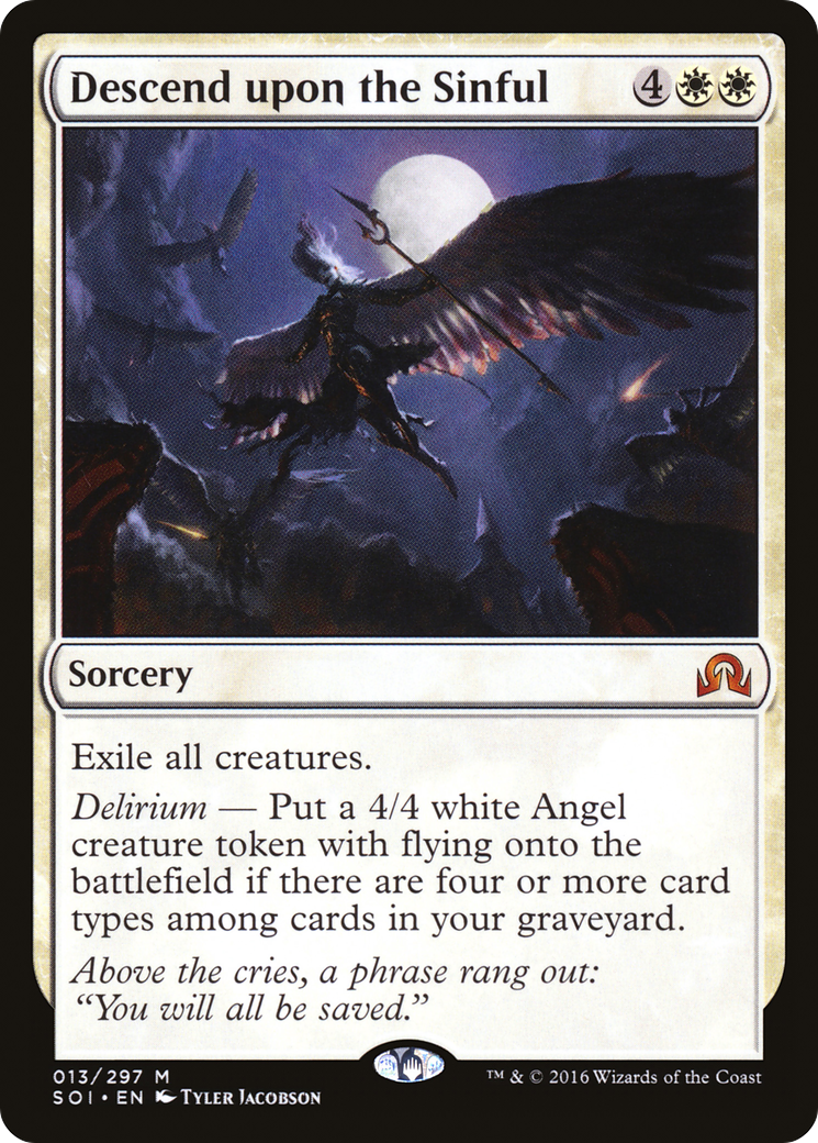 Image of Descend upon the Sinful (SOI-013) - Shadows over Innistrad
