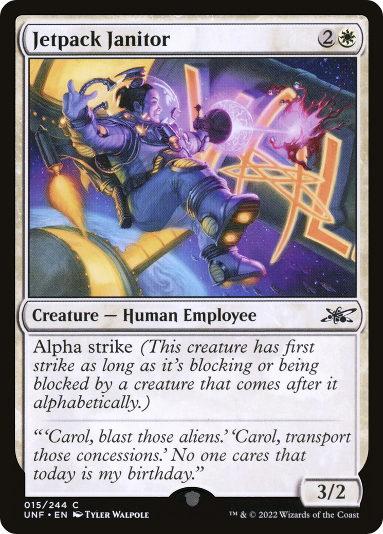 Image of Jetpack Janitor (UNF-015) - Unfinity