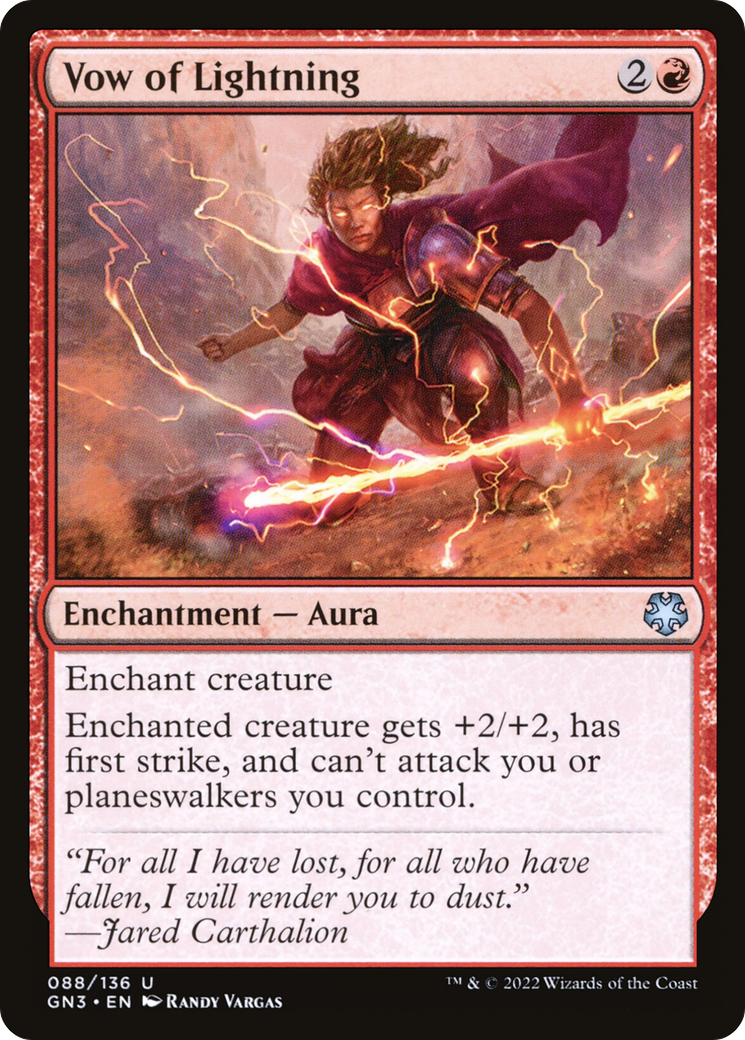 Image of Vow of Lightning (GN3-088) - Game Night: Free-for-All