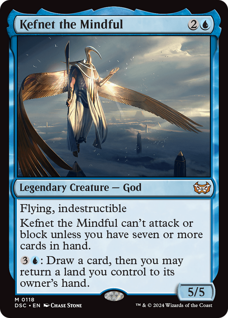 Image of Kefnet the Mindful (DSC-118) - Duskmourn: House of Horror Commander