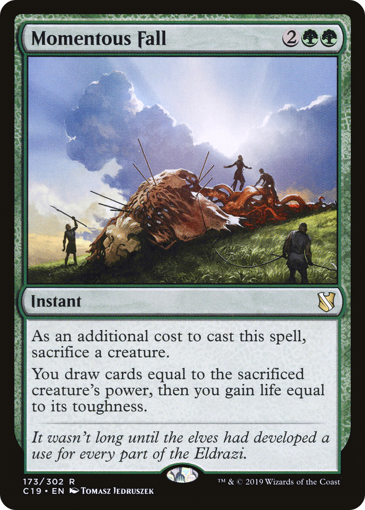 Image of Momentous Fall (C19-173) - Commander 2019
