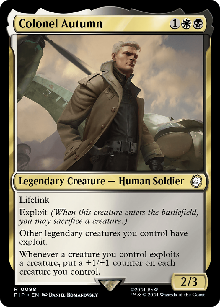 Image of Colonel Autumn (PIP-098) - Fallout Foil
