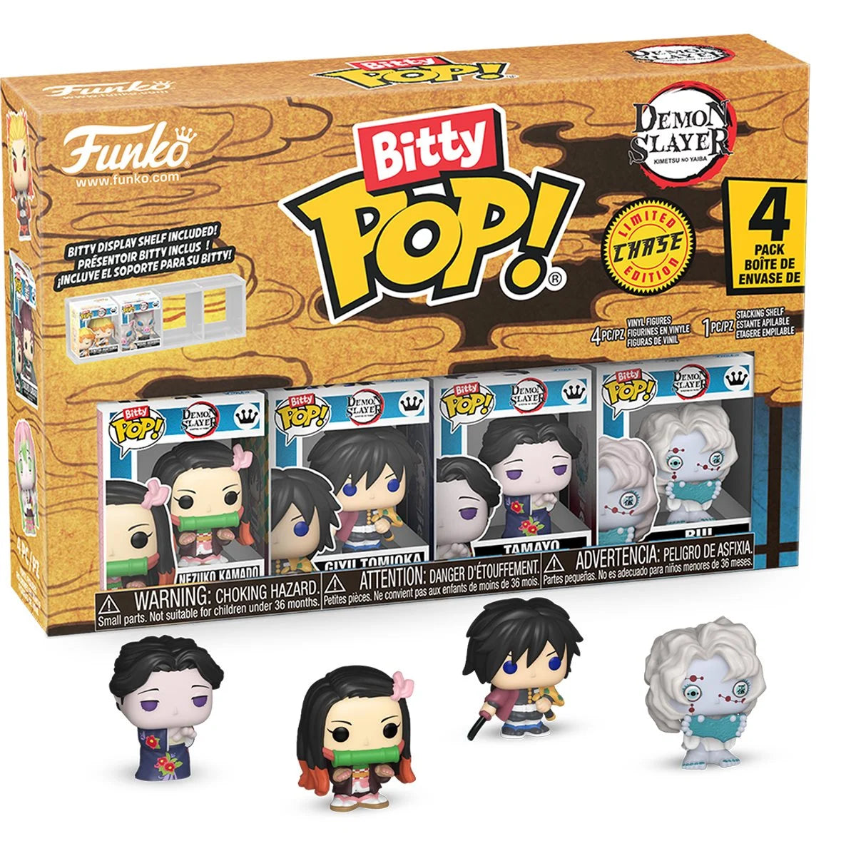 Image of Demon Slayer Nezuko Kamado Funko Bitty Pop! Mini-Figure 4-Pack - Specialty