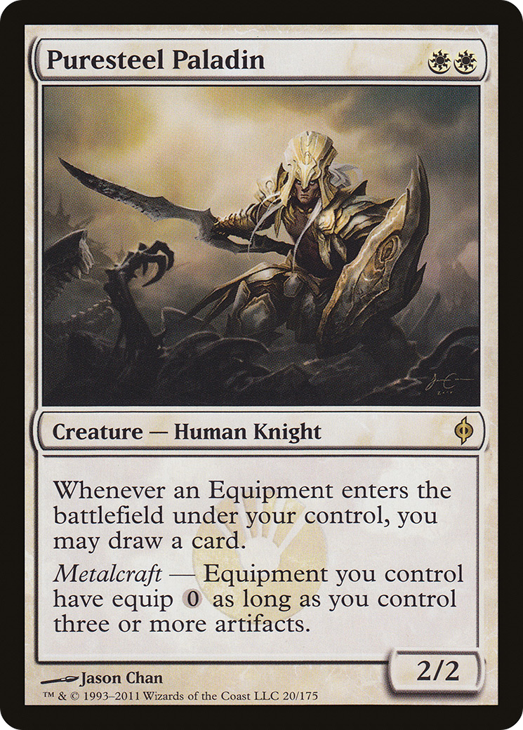 Image of Puresteel Paladin (NPH-020) - New Phyrexia