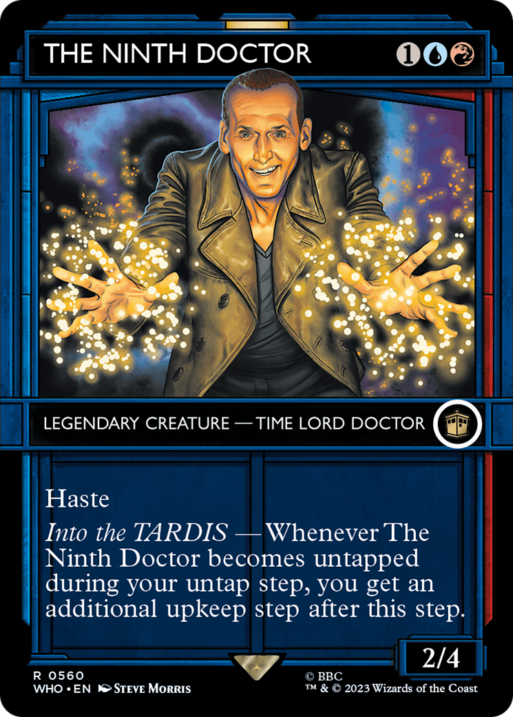 Image of The Ninth Doctor (Showcase) (WHO-560) - Doctor Who: (Showcase) (Borderless) Foil