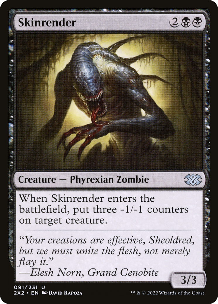 Image of Skinrender (2X2-091) - Double Masters 2022 Foil