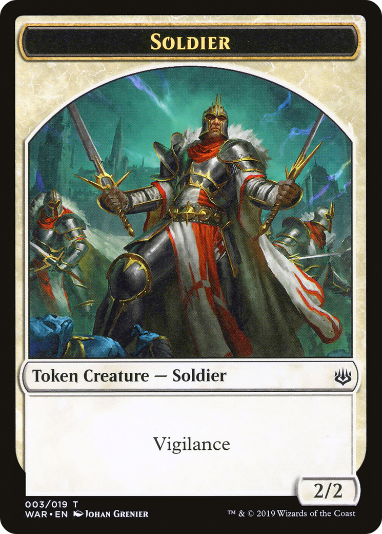Image of Soldier Token (WAR-003) - War of the Spark Tokens