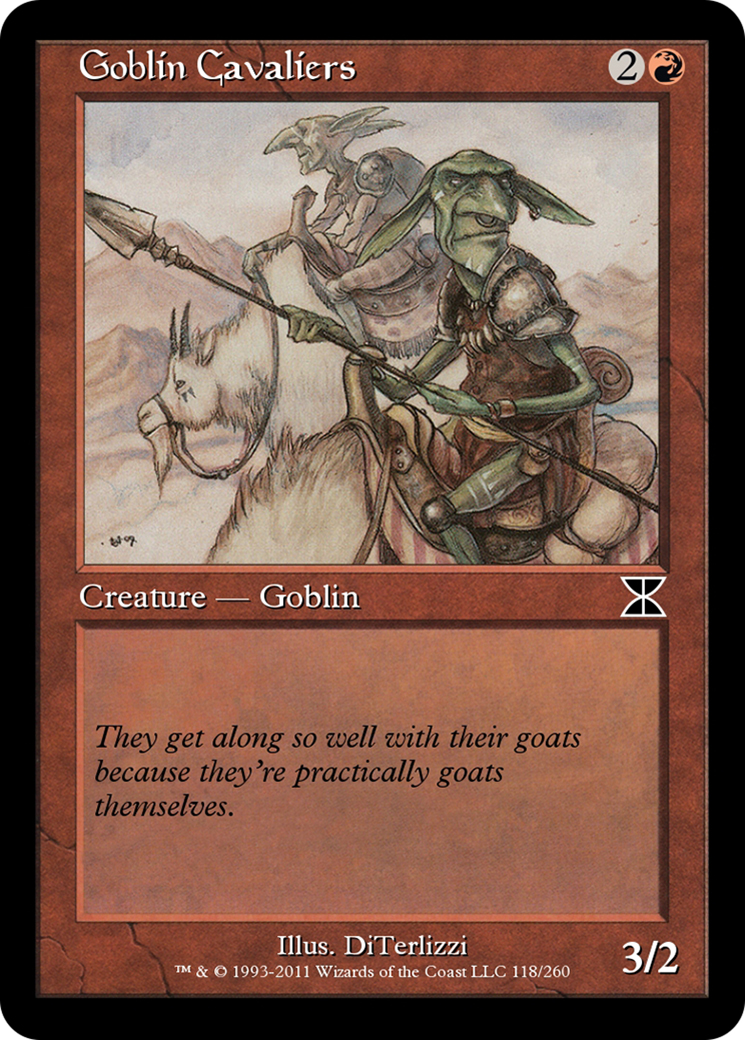 Image of Goblin Cavaliers (ME4-118) - Masters Edition IV Foil