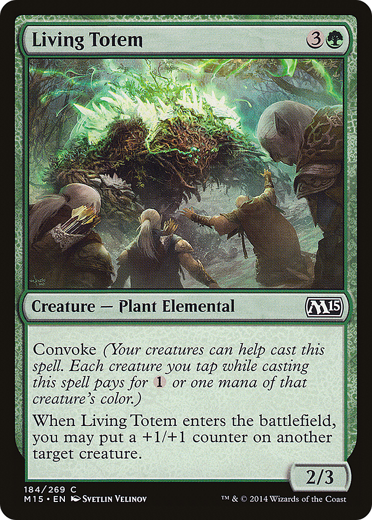 Image of Living Totem (M15-184) - Magic 2015 Foil