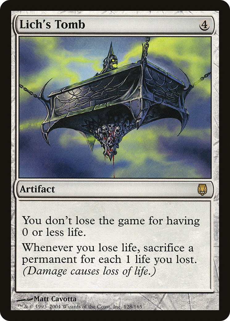 Image of Lich's Tomb (DST-128) - Darksteel Foil