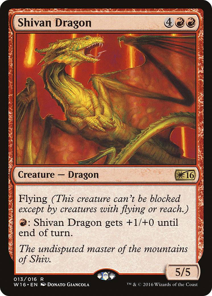 Image of Shivan Dragon (W16-013) - Welcome Deck 2016