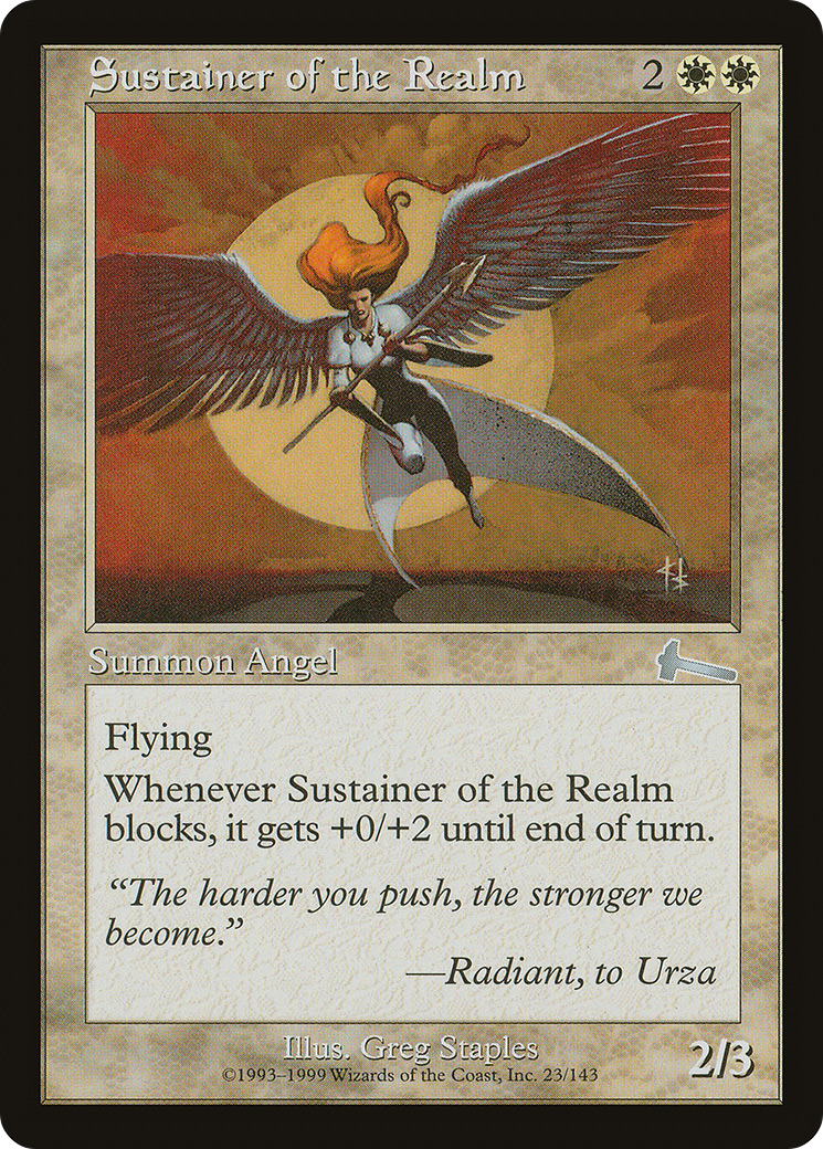 Image of Sustainer of the Realm (ULG-023) - Urza's Legacy