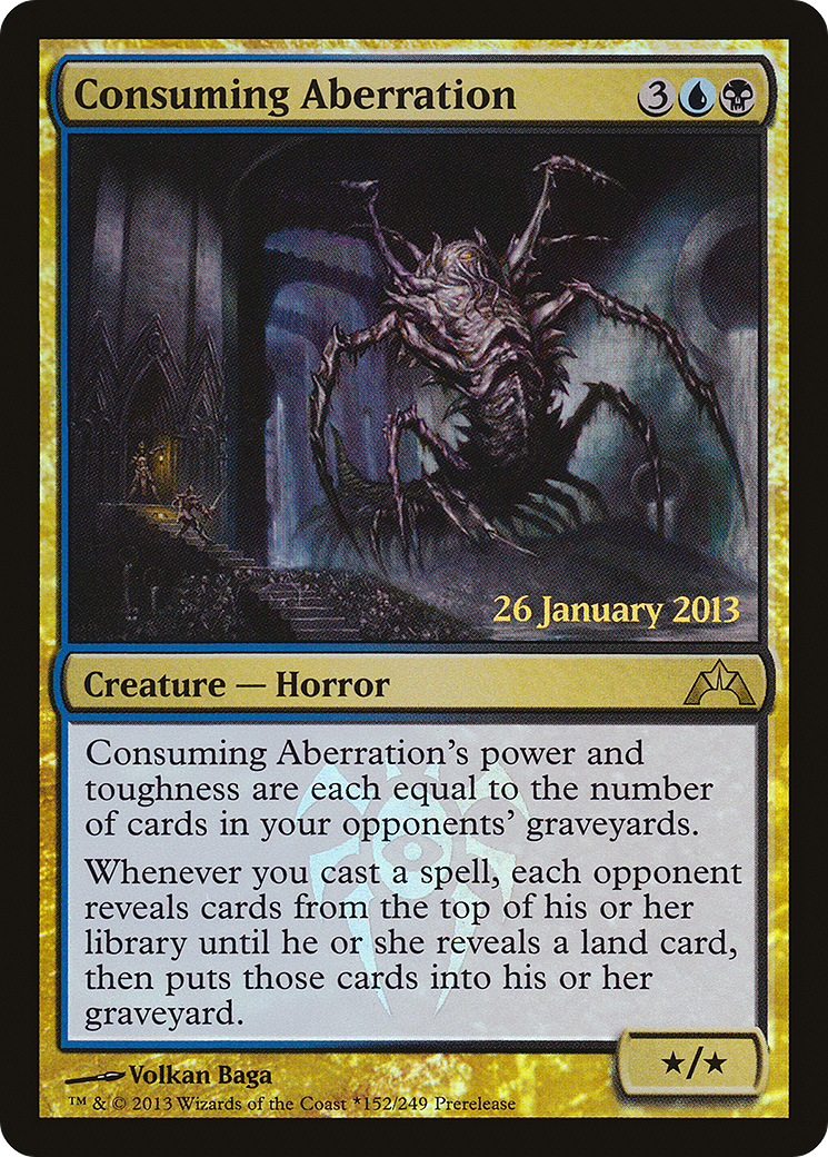 Image of Consuming Aberration (PRE-152) - Gatecrash Promos Foil