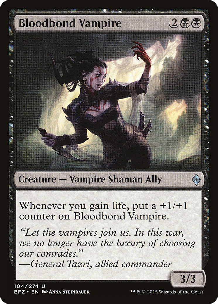 Image of Bloodbond Vampire (BFZ-104) - Battle for Zendikar