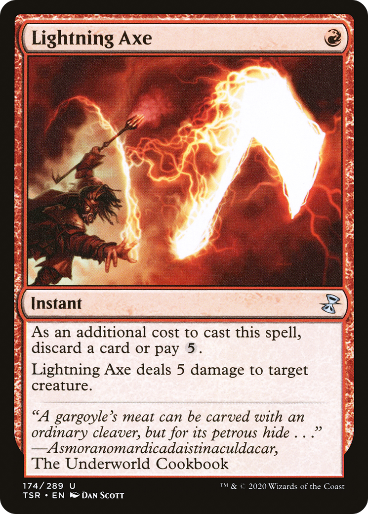 Image of Lightning Axe (TSR-174) - Time Spiral Remastered Foil