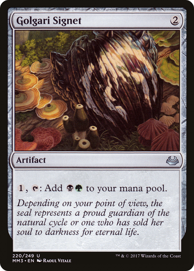 Image of Golgari Signet (MM3-220) - Modern Masters 2017