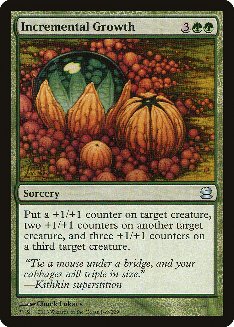Image of Incremental Growth (MMA-149) - Modern Masters Foil
