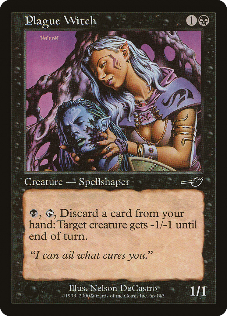 Image of Plague Witch (NMS-066) - Nemesis Foil