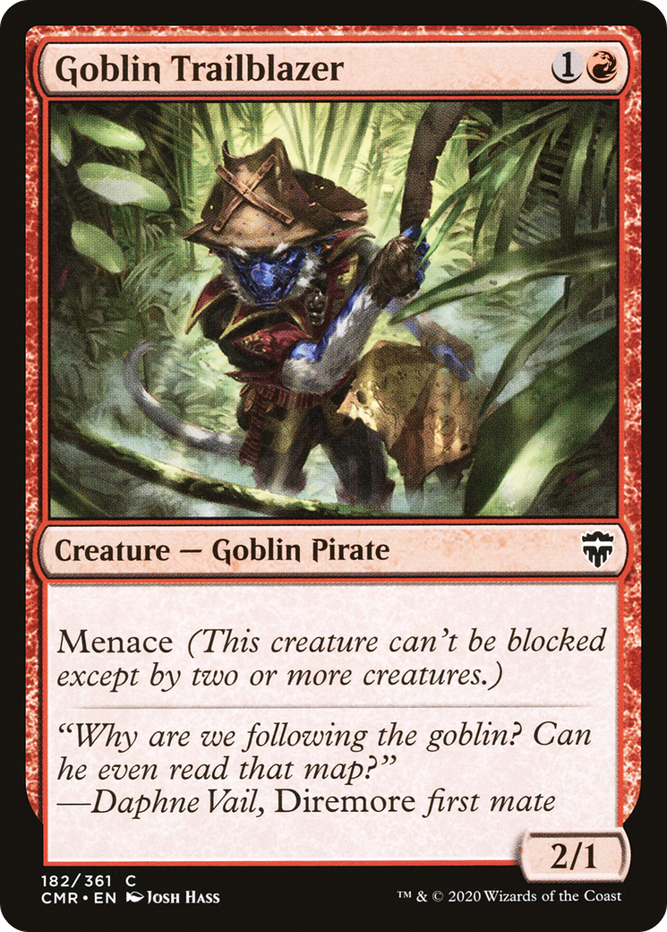 Image of Goblin Trailblazer (CMR-182) - Commander Legends Foil