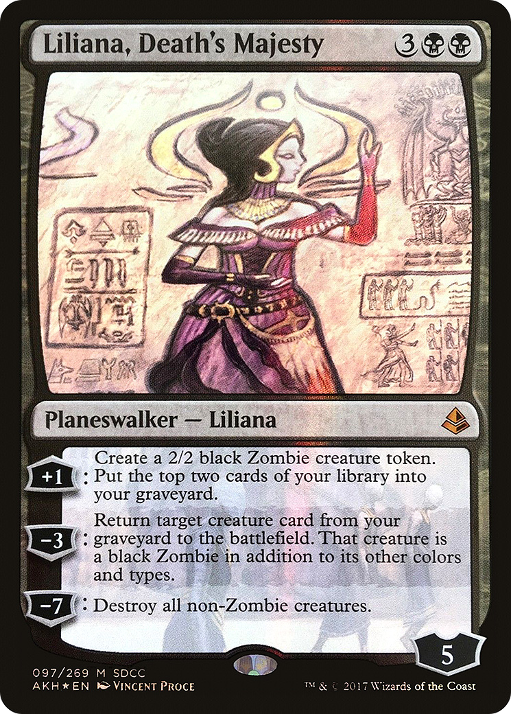 Image of Liliana, Death's Majesty (SDCC 2017 Exclusive) (MEDIA-097) - San Diego Comic-Con 2017 Foil